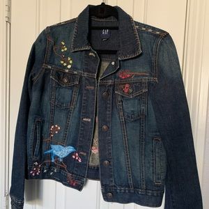 GAP Embroidered Denim Jacket